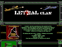 Tablet Screenshot of lethalclan.site.nfoservers.com