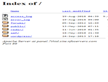 Tablet Screenshot of panel.7thid.site.nfoservers.com