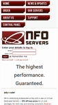 Mobile Screenshot of nfoservers.com